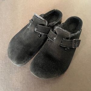 Birkenstock Boston Shearling - brown - used once. Size 42